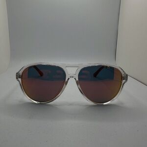 NWOT TOMS Sunglasses - Marco in Ice Crystal with Grey Colored Chrome Lens